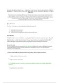 WGU C702 Forensics and Network Intrusion Final Exam 2026&sol;2027 &vert; 66 Questions and Complete Solutions &vert; Already Graded A&plus; &vert; 100&percnt; Verified