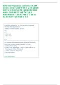 RCFE Test Preparation California EXAM  2026-2027NEWEST VERSION  WITH COMPLETE QUESTIONS  AND CORRECT DETAILED  ANSWERS VERIFIED 100&percnt;  ALREADY GRADED A&plus;  