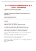 UHC CERTIFICATION EXAM QUESTIONS WITH CORRECT ANSWERS 2026