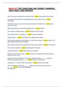 NWCA CET TEST QUESTIONS AND CORRECT ANSWERS&vert; 100&percnt; PASS&vert; 2026 UPDATED