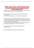 CSWA - practice exam - intermediate-adv&period;&period;&period;Questions with correct answers