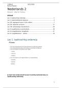 Samenvatting -  Nederlands 2
