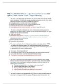 NUR 253&sol;256 Mental Exam 3 &vert; Questions and Answers &vert; 2026 Update &vert; 100&percnt; Correct - Galen College of Nursing&period;