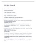 NU 606 Exam 3 Questions and Answers