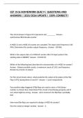 CET 3116 HOMEWORK QUIZ 9 &vert; QUESTIONS AND ANSWERS &vert; 2025&sol;2026 UPDATE &vert; 100&percnt; CORRECT&excl;&excl;