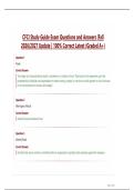 CFCI Study Guide Exam Questions and Answers &vert;Fall  2026&sol;2027 Update &vert; 100&percnt; Correct Latest &lpar;Graded A&plus;&rpar;