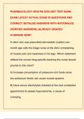 PHARMACOLOGY HESI RN 2026-2027 TEST BANK  EXAM LATEST ACTUAL EXAM 55 QUESTIONS AND  CORRECT DETAILED ANSWERS WITH RATIONALES  &lpar;VERIFIED ANSWERS&rpar; &vert;ALREADY GRADED  A&plus;&vert;BRAND NEW&excl;&excl;