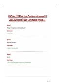  UWO Geo 2152F Final Exam Questions and Answers &vert;Fall  2026&sol;2027 Update &vert; 100&percnt; Correct Latest &lpar;Graded A&plus;&rpar;