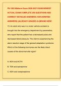 PN 1003 Midterm Exam 2026-2027 EXAM NEWEST  ACTUAL EXAM COMPLETE 250 QUESTIONS AND  CORRECT DETAILED ANSWERS &lpar;100&percnt;VERIFIED  ANSWERS&rpar; &vert;&vert;ALREADY GRADED A&plus;&vert;BRAND NEW&excl; 