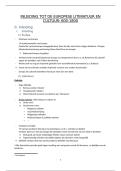 Inleiding tot de studie van de Europese literatuur en cultuur&comma; voor 1800 - uitgebreide samenvatting