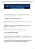 LAB MANUAL 20 CASE STUDIES&period;EXAM QUESTIONS AND CORRECT DETAILED ACCURATE ANSWERS