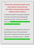 PNR 308 FINAL EXAM 2026-2027 NEWEST ACTUAL  EXAM COMPLETE 150 QUESTIONS AND  100&percnt;CORRECT DETAILED ANSWERS &lpar;VERIFIED  ANSWERS&rpar; &vert;ALREADY GRADED A&plus;