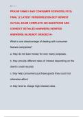 PRAXIS FAMILY AND CONSUMER SCIENCES &lpar;5122&rpar;  FINAL &lpar;2 LATEST VERSIONS&rpar;2026-2027 NEWEST  ACTUAL EXAM COMPLETE 300 QUESTIONS AND  CORRECT DETAILED ANSWERS &lpar;VERIFIED  ANSWERS&rpar; &vert;ALREADY GRADED A&plus; 