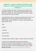 Midterm - Jersey College Questions and  Answers &lpar;100&percnt; Correct Answers&rpar; Already  Graded A&plus;