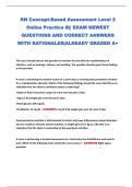 RN Concept-Based Assessment Level 2 Practice B &vert; Updated Questions with Correct Answers & Rationales