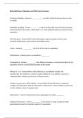 BUAL 2600 Exam 1 Questions and 100&percnt; Correct Answers