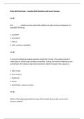BUAL 2600 Final Exam &ndash; Gramling With Questions and Correct Answers