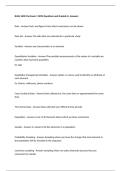 BUAL 2600 Yan Exam 1 With Questions and Graded A&plus; Answers