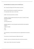 BUAL EXAM ONE Chen Yan Questions and Correct Verified Answers