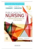 TEST BANK- public health nursing&colon; Population-Centered Health Care in the Community 11th edition &lpar;Stanhope&comma;2026&vert;27&rpar;&comma; Latest Edition &vert;&vert; All Chapters &vert;ULTIMATE GUIDE A&plus;