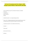 PLC Test 2&sol; PLC practice test&sol; PLC's Chapter&period; 2 With complete solution RATED A&plus; NEW EDITION 100&percnt; PASS