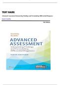 Test Bank for Advanced Assessment&colon; Interpreting Findings and Formulating Differential Diagnoses Fifth Edition by Laurie Goolsby &vert;ISBN&colon; 9781719645935&vert; Guide A&plus;