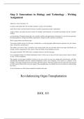 Biol 103 step 2 innovations in biology and technology