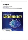 Test Bank for Fundamentals of Microbiology&colon; 12th Edition by Jeffrey C&period; Pommerville &vert;ISBN&colon; 9781284211757&vert; Guide A&plus;