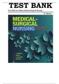 Test Bank for Medical-Surgical Nursing&colon; Clinical Reasoning in Patient Care 6th Edition by Priscilla T LeMone &vert;ISBN&colon; 9780133139433&vert; Guide A&plus;