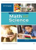 TEST BANK FOR Math and Science for Young Children 9th Edition by Rebecca Howard&comma; Rosalind Charlesworth ISBN&colon;978-0357636565 COMPLETE GUIDE ALL CHAPTERS COVERED 100&percnt; VERIFIED A&plus; GRADE ASSURED&excl;&excl;&excl;&excl;&excl;NEW LATEST UPDATE&excl;&excl;&excl;&excl;&excl;&excl;