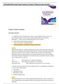 Test Bank for Nursing Today&colon; Transition and Trends 9th Edition by JoAnn Zerwekh &vert;ISBN&colon; 9780323401685&vert; Guide A&plus;