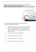 Test Bank for Essentials of Maternity&comma; Newborn&comma; and Women's Health 5th Edition by Susan Ricci &vert;ISBN&colon; 9781975112646&vert; Guide A&plus;