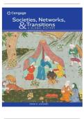 TEST BANK FOR Societies&comma; Networks&comma; and Transitions&colon; A Global History 4th Edition by Craig Lockard ISBN&colon; 978-0357365304 COMPLETE GUIDE ALL CHAPTERS COVERED 100&percnt; VERIFIED A&plus; GRADE ASSURED&excl;&excl;&excl;&excl;&excl;NEW LATEST UPDATE&excl;&excl;&excl;&excl;