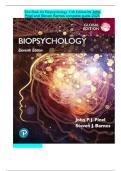 Biopsychology 11th Edition Test Bank &ndash; Pinel&comma; Barnes &lpar;All Chapters Covered&rpar;