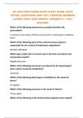 ATI A&P PROCTORED EXAM STUDY GUIDE  WITH  ACTUAL QUESTIONS AND 100&percnt; VERIFIED ANSWERS  &vert; LATEST 2025&sol; 2026 UPDATE &vert; GRADED A&plus; &vert; 100&percnt;  SUCCESS 