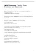 INBDE Bootcamp Practice Exam Questions and Answers
