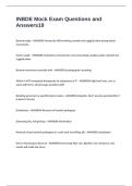 INBDE Mock Exam Questions and Answers