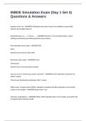 INBDE Simulation Exam &lpar;Day 1 Set 4&rpar; Questions & Answers