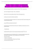 FAMILY MED COMAT &lpar;COMBANK&rpar; QUIZZES WITH VERIFIED ANSWERS