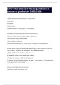CPDT-KA practice exam questions & answers graded A&plus; 2025&sol;2026