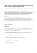 Galen NSG 3100 Exam 3 &vert; Foundational Nursing Concepts & Essential Clinical Skills Review