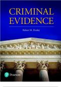 Instructor's Manual & Test Bank For Criminal Evidence 1st Edition by Robert M&period; Donley ISBN 9780132899062 Chapters&lpar;1 to 13&rpar;
