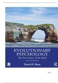 TEST BANK FOR Evolutionary Psychology&colon; The New Science of the Mind 7th Edition by David M&period; Buss ISBN&colon; 978-1032137919 COMPLETE GUIDE ALL CHAPTERS COVERED A&plus; GRADE ASSURED&excl;&excl;&excl;&excl;&excl;&excl; NEW LATEST UPDATE &excl;&excl;&excl;&excl;&excl;&excl;