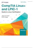Test Bank & Solution Manual For Linux&plus; and LPIC-1 Guide to Linux Certification 6th Edition by Jason W&period; Eckert ISBN 9798214000800 Chapters&lpar;1 to 14&rpar;