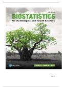 TEST BANK FOR Biostatistics for the Biological and Health Sciences 2nd Edition by Marc Triola&comma; Mario Triola&comma; Jason Roy ISBN&colon; 978-0134039015 COMPLETE GUIDE ALL CHAPTERS COVERED 100&percnt; VERIFIED A&plus; GRADE ASSURED&excl;&excl;&excl;&excl;&excl;NEW LATEST UPDATE&excl;&excl;&excl;&excl;&excl;