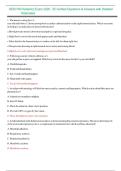 HESI RN Pediatrics Exam 2026 &ndash; 55 Verified Questions & Answers with Detailed Rationales