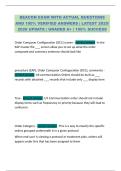BEACON EXAM WITH ACTUAL QUESTIONS  AND 100&percnt; VERIFIED ANSWERS &vert; LATEST 2025&sol;  2026 UPDATE &vert; GRADED A&plus; &vert; 100&percnt; SUCCESS 