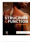 TEST BANK FOR Structure & Function of the Body 17th edition by Kevin T&period; Patton&comma; Frank B&period; Bell&comma; Terry Thompson&comma; and Peggie L&period; Williamson ISBN&colon;978-0323871730 COMPLETE GUIDE ALL CHAPTERS COVERED 100&percnt; VERIFIED A&plus; GRADE ASSURED&excl;&excl;&excl;&excl;NEW LATEST UPDATE&excl;&excl;&excl;&excl;&excl;
