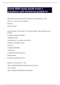 Comd 4500 study guide exam 1 questions well answered graded A&plus;