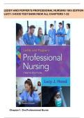 2026&sol;2027LEDDY AND PEPPER&rsquo;S PROFESSIONAL NURSING 10th EDITION LUCY J HOOD TEST BANK&sol;NEW ALL CHAPTERS 1-22 ISBN  978197517262